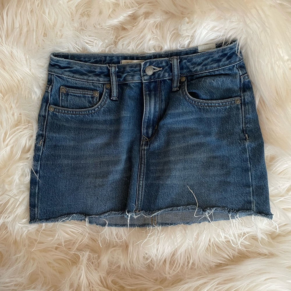 Lovers and friends denim mini skirt